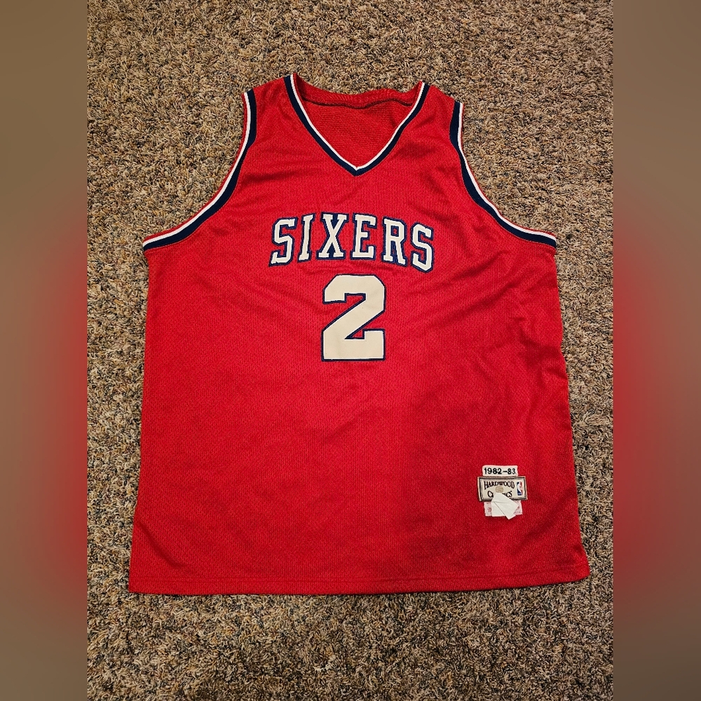 Mitchell & Ness Moses Malone Phila 76ers Jersey 56 REP